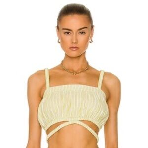 JONATHAN SIMKHAI STANDARD Hutton Crop Top NWT, S